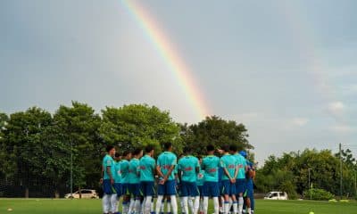Brasil em treino no Paraguai