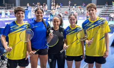 JOGOS SUL-AMERICANOS DA JUVENTUDE PANAMÁ 2026 - MARCOS LIMA, YASMIN NASCIMENTO, Fabiana da Silva, VIVIAN IHA e FHELIPE SANTOS Badminton