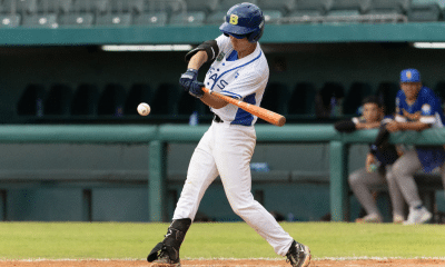 Equipe de Beisebol, durante a partida entre BRASIL (BRA) x COLOMBIA (COL) válida pela primeira rodada no Estadio Juan Demóstenes Arosemena, nesta segunda-feira, 20, na Cidade do Panamá. Foto: Bruno Ruas /COB.