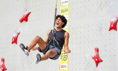 Caio Soares no Brasileiro de Escalada