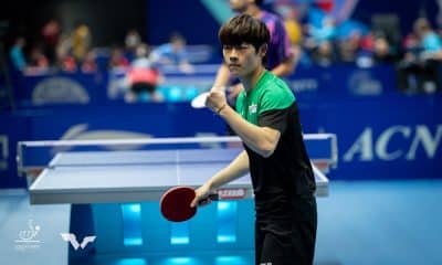 Leonardo Iizuka contra Porto Rico Campeonato Mundial de TÊnis de Mesa por Equipes