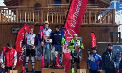 Na imagem, Leopoldo, de azul, no alto do pódio.