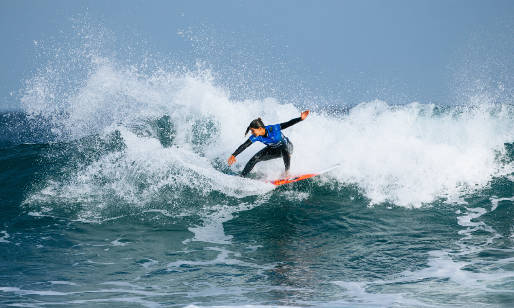 Luana Silva na etapa de Margaret River da WSL