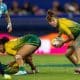 Brasil no Mundial de Rugby sevens contra a Argentina