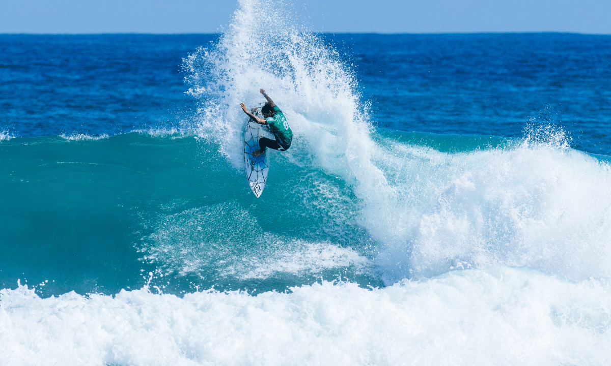 Samuel Pupo na etapa de Margaret River da WSL