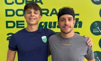 Murilo Penteado e Pedro Mometto na final da Copa do Brasil de Squash