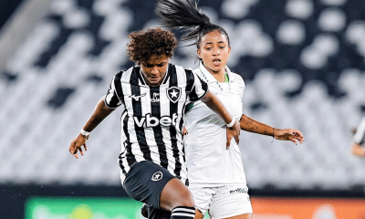 América-MG faz 3 a 0 no Botafogo pelo Brasilerão feminino, no estádio Nilton Santos