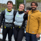 Bernardo Peixoto e a francesa Théa Lubac no Mundial de Nacra 17