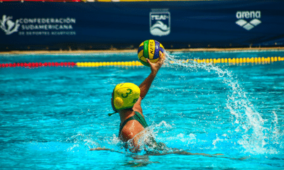 Brasil segue invicto no Sul-Americano Sub-16 de polo aquático (Foto Kleber Costa)