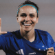 Cruzeiro em vitória sobre o Corinthinas no campeonato brasileiro de futebol feminino (Foto: Gustavo Martins/ Cruzeiro)