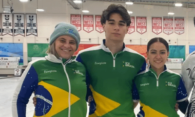 Curling, brasil, Mundial Júnior de Duplas Mistas de Curling, Edmonton, ana teodoro, Pedro Ribeiro