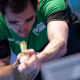 Hugo Calderano marcou o ponto decisivo que garantiu o Brasil nas quartas de final da Copa do Mundo por equipes (Foto: WTT)