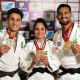 Guilherme Schimidt (-90kg) levou a prata, enquanto Beatriz Freitas (-78kg) e Leonardo Gonçalves (-100kg) ficaram com os bronzes de suas categorias no Grand Slam de Astana