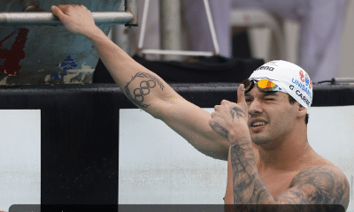 Guilherme Caribé nas eliminatórias dos 50m livre no Troféu Maria Lenk de Natação (Foto: Satiro Sodré /CBDA/SSPress)