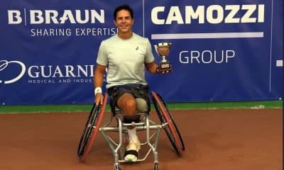 Gustavo Carneiro é vice-campeão de torneio de WC50 da Brescia de tênis em cadeira de rodas, fazendo um bom campeonato na Itália