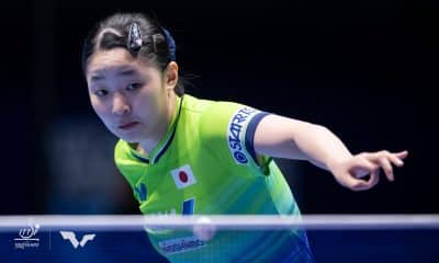 Harimoto Miwa (JPN) no Campeonato Mundial de Tênis de Mesa por Equipes