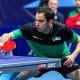 Hugo Calderano (BRA) no Campeonato Mundial de Tênis de Mesa por Equipe