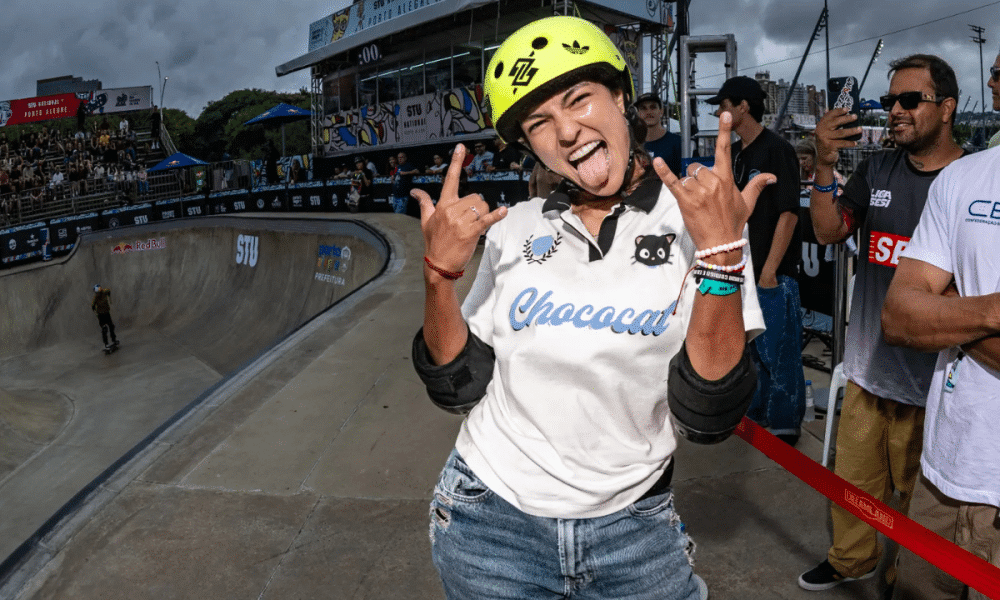 Raicca Ventura no STU National skate park feminino