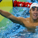 Stephan Steverink celebra a conquista a medalha de ouro no 400m livre nos Jogos Pan-Americanos Júnior Assunção-2025 (Foto: Miriam Jeske/COB)