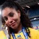 Na imagem, Yasmim Ribeiro, lateral que ganhou o FIFA Series com o Brasil.