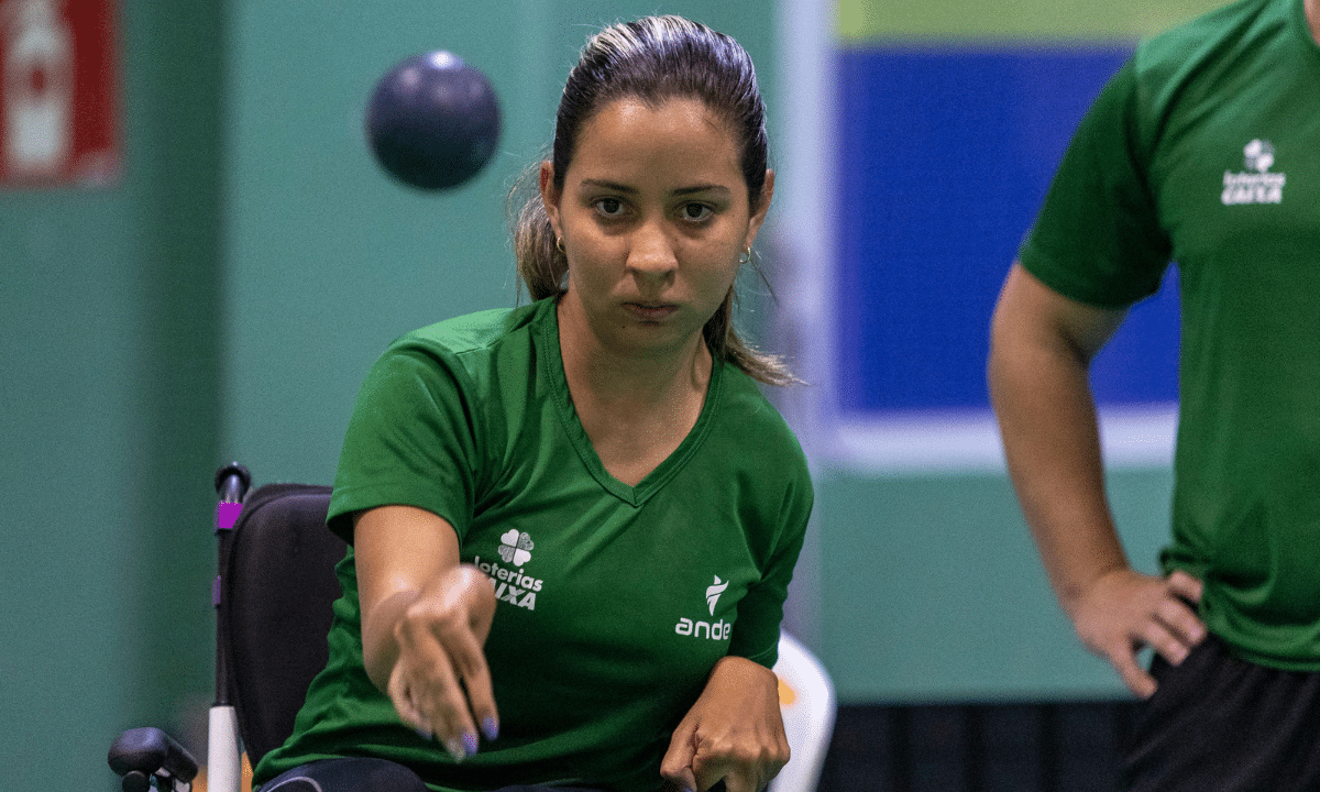 Andreza Oliveira na Copa do Mundo de Bocha