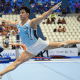 Arthur Nory na final de solo do Troféu Brasil de ginástica artística