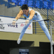 Arthur Nory na final da barra fixa no Troféu Brasil de ginástica artística