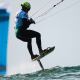 Bruno Lobo durante o segundo dia do Mundial de Fórmula Kite — Foto: International Kiteboarding Association
