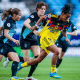 Geyse na semifinal da Concachampions Feminina entre América e Gotham
