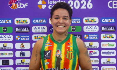 Lays da Silva, jogadora do Sampaio Basquete, MVP contra o Mesquita