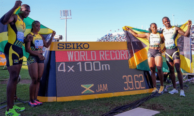 Mundial de Revezamentos - recorde mundial da Jamaica 4x100m misto