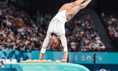 Rebeca Andrade no salto - Campeã mundial voltou a fazer o Yurchenko com dupla pirueta