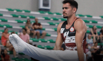 Rogério Borges no troféu brasil de ginástica artística