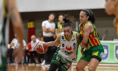Lance de Campinas x Sampaio Basquete pela LBF — Foto: Thomaz Marostegan/Unimed Campinas