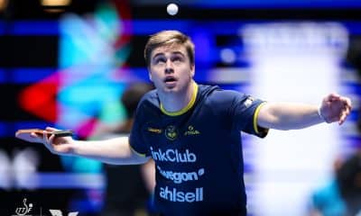 Truls Möregårdh suécia vence China de Wang Chuqin Mundial de tênis de mesa por equipes