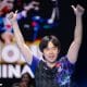 Wang Chuqin na final do Campeonato Mundial de Tênis de Mesa por Equipes Londres 2026