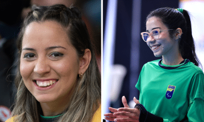 Andreza Vitória Oliveira e Laissa Guerreira, da bocha brasileira