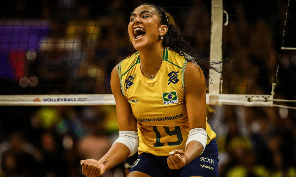 Tainara foi a maior pontuadora do jogo contra a República Dominicana com 20 acertos